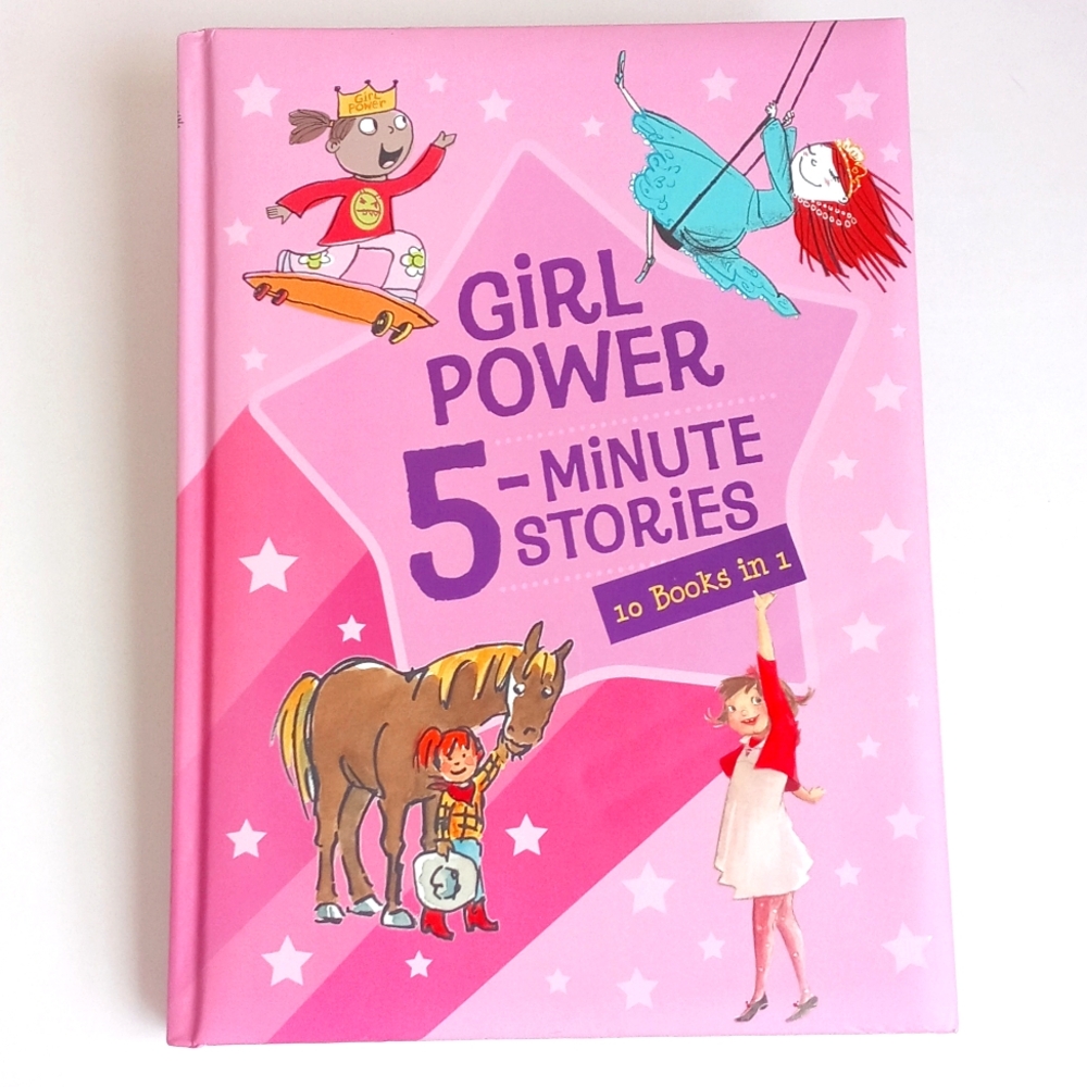 Girl Power 5-Minute Stories 10 Books in 1 Harback Book Inspiration Reading Book